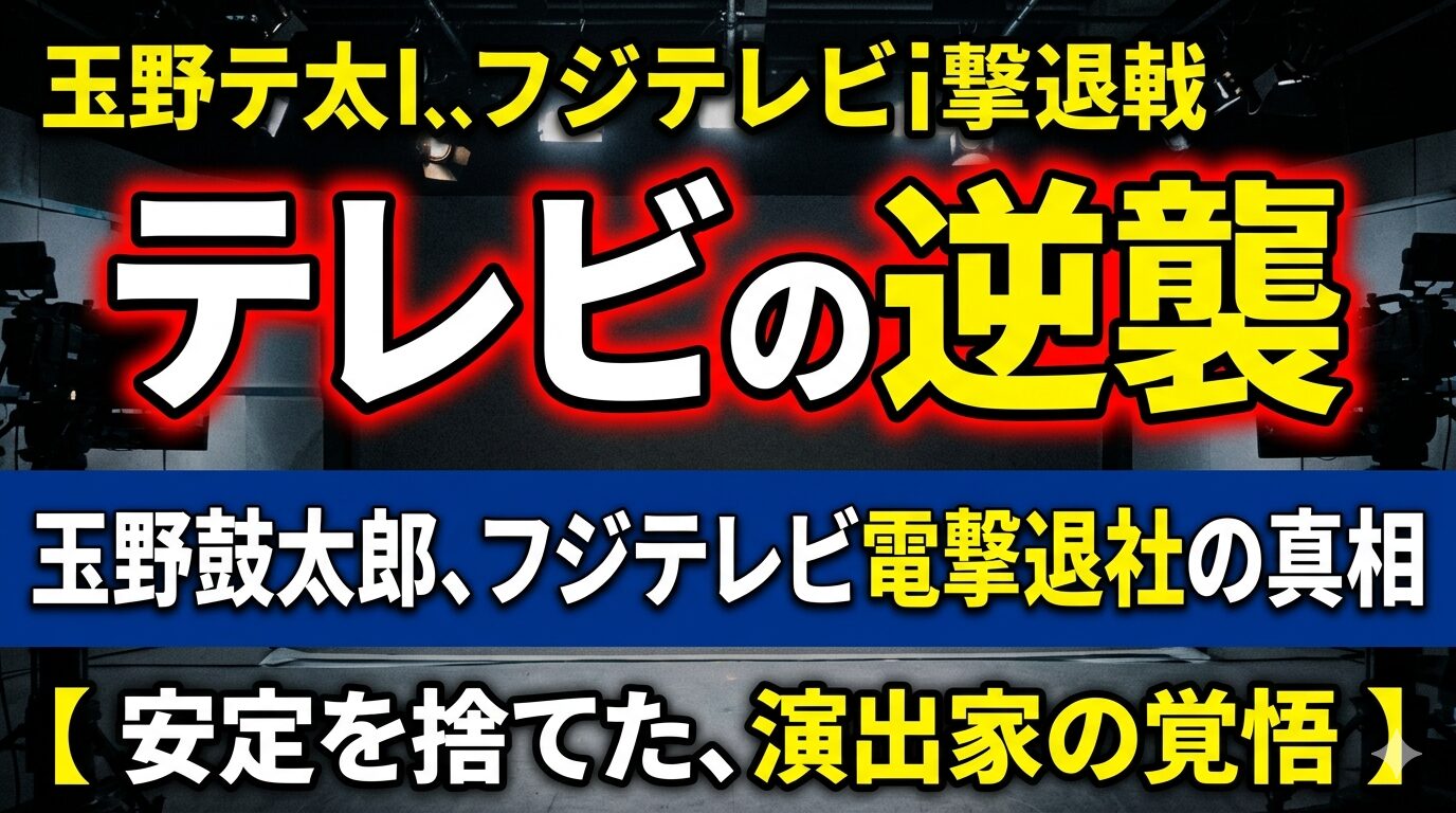 玉野鼓太郎 フジテレビ電撃退社の真相の画像